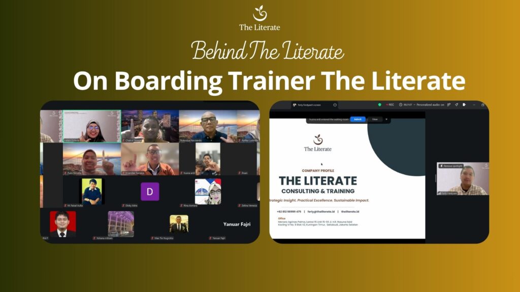 Bangun Sinergi dan Kapabilitas: Suksesnya Rangkaian Onboarding Trainer Hub dan Tim Sales & Marketing The Literate